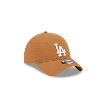 Load image into Gallery viewer, (Youth) Los Angeles Dodgers New Era MLB 9TWENTY 920 Kid/Child/Toddler Adjustable Cap Hat Light Brown Crown/Visor White Logo