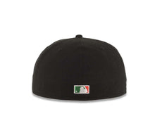 Load image into Gallery viewer, San Diego Padres New Era MLB 59FIFTY 5950 Fitted Cap Hat Black Crown/Visor Green/White/Red Logo 40th Anniversary Side Patch Gray UV