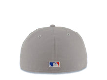 Load image into Gallery viewer, San Diego Padres New Era MLB 59FIFTY 5950 Fitted Cap Hat Gray Crown/Visor White Logo 1998 World Series Side Patch Cream UV