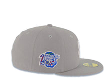 Load image into Gallery viewer, San Diego Padres New Era MLB 59FIFTY 5950 Fitted Cap Hat Gray Crown/Visor White Logo 1998 World Series Side Patch Cream UV