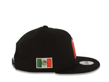 Load image into Gallery viewer, (Youth) Mexico New Era WBC World Baseball Classic 9FIFTY 950 Kid Snapback Cap Hat Black Crown/Visor Team Color Logo Green UV