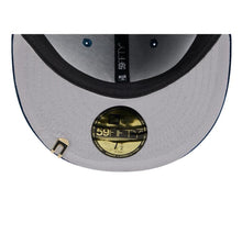 Load image into Gallery viewer, New York Yankees New Era MLB 59FIFTY 5950 Fitted Velvet Visor Clip Cap Hat Navy Blue Crown/Visor White Logo