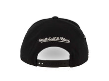 Load image into Gallery viewer, Mighty Ducks Mitchell & Ness NHL Adjustable Panda Pro Vintage Cap Hat Black Crown/Visor Black/White Logo Established 1993 Side Patch
