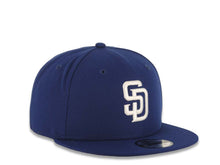 Load image into Gallery viewer, San Diego Padres New Era MLB 9FIFTY 950 Snapback Cap Hat Royal Blue Crown/Visor White Logo