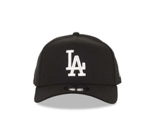Load image into Gallery viewer, Los Angeles Dodgers New Era MLB 9FORTY 940 Adjustable A-Frame Cap Hat Black Crown/Visor White Logo Gray UV