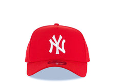 Load image into Gallery viewer, New York Yankees New Era MLB 9FORTY 940 Adjustable A-Frame Cap Hat Red Crown/Visor White Logo Gray UV