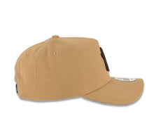 Load image into Gallery viewer, New York Yankees New Era MLB 9FORTY 940 Adjustable A-Frame Cap Hat Khaki Crown/Visor Black Logo Gray UV