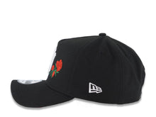 Load image into Gallery viewer, New York Yankees New Era MLB 9FORTY 940 Adjustable A-Frame Snapback Cap Hat Black Crown/Visor White Logo with Rose 1999 World Series Side Patch Red UV