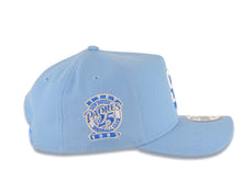 Load image into Gallery viewer, San Diego Padres New Era MLB 9FORTY 940 Adjustable A-Frame Cap Hat Sky Blue Crown/Visor White/Royal Blue Logo 25th Anniversary Side Patch Gray UV