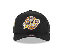 Load image into Gallery viewer, San Diego Padres New Era MLB 9FORTY 940 Adjustable A-Frame Snapback Cap Hat Black Crown/Visor Team Color Baseball Club Logo 1992 All-Star Game Patch