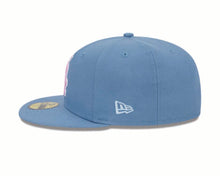 Load image into Gallery viewer, Chicago White Sox New Era MLB 59FIFTY 5950 Fitted Cap Hat Dark Sky Blue Crown/Visor Pink/White Logo 2005 World Series Side Patch (Color Pack)