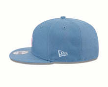 Load image into Gallery viewer, Los Angeles Dodgers New Era MLB 9FIFTY 950 Snapback Cap Hat Dark Sky Blue Crown/Visor Pink/White Logo 1988 World Series Side Patch (Color Pack)