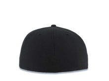 Load image into Gallery viewer, San Diego Padres New Era MLB 59FIFTY 5950 Fitted Cap Hat Black Crown/Visor Black/White Logo Batterman Batty Side Patch Green UV