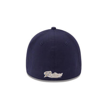 Load image into Gallery viewer, San Diego Padres New Era MLB 39THIRTY 3930 Flexfit Cap Hat Light Navy Crown/Visor White Logo