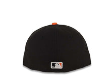 Load image into Gallery viewer, (Youth/Adult) San Francisco Giants New Era 59FIFTY 5950 Diamond Era Kid Fitted Cap Hat Black Crown Orange Visor Orange/Black Logo