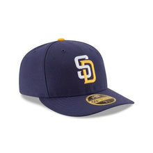 Load image into Gallery viewer, San Diego Padres New Era MLB 59FIFTY 5950 Low-Profile Fitted Cap Hat Navy Crown/Visor White/Gold Logo (2016 All-Star Game)