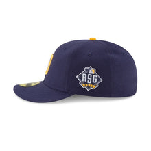 Load image into Gallery viewer, San Diego Padres New Era MLB 59FIFTY 5950 Low-Profile Fitted Cap Hat Navy Crown/Visor White/Gold Logo (2016 All-Star Game)