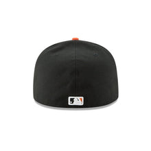 Load image into Gallery viewer, Baltimore Orioles New Era MLB 59FIFTY 5950 Fitted Cap Hat Black Crown Orange Visor Orange Logo