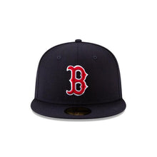 Load image into Gallery viewer, Boston Red Sox New Era MLB 59FIFTY 5950 Fitted Cap Hat Team Color Navy Crown/Visor Red/White Logo