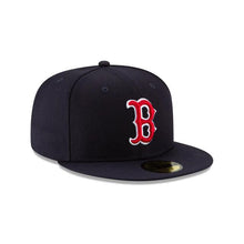 Load image into Gallery viewer, Boston Red Sox New Era MLB 59FIFTY 5950 Fitted Cap Hat Team Color Navy Crown/Visor Red/White Logo