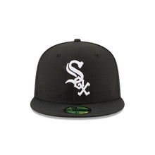 Load image into Gallery viewer, Chicago White Sox New Era MLB 59FIFTY 5950 Fitted Cap Hat Team Color Black Crown/Visor White Logo