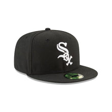Load image into Gallery viewer, Chicago White Sox New Era MLB 59FIFTY 5950 Fitted Cap Hat Team Color Black Crown/Visor White Logo
