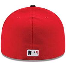 Load image into Gallery viewer, Cincinnati Reds New Era 59FIFTY 5950 Fitted Cap Hat Red Crown Black Visor White Logo