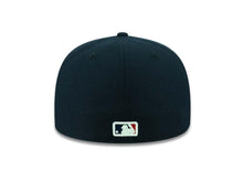 Load image into Gallery viewer, Cleveland Indians New Era MLB 59FIFTY 5950 Fitted Cap Hat Team Color Navy Crown/Visor Chief Wahoo Logo