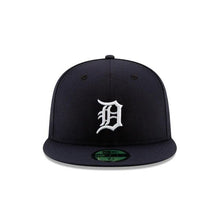 Load image into Gallery viewer, Detroit Tigers New Era MLB 59FIFTY 5950 Fitted Cap Hat Team Color Navy Crown/Visor White Logo