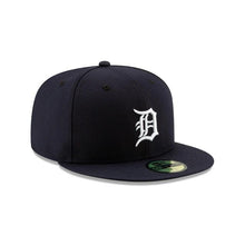 Load image into Gallery viewer, Detroit Tigers New Era MLB 59FIFTY 5950 Fitted Cap Hat Team Color Navy Crown/Visor White Logo