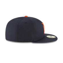 Load image into Gallery viewer, Detroit Tigers New Era MLB 59FIFTY 5950 Fitted Cap Hat Team Color Navy Crown/Visor Orange Logo