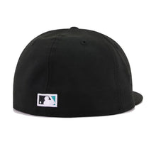 Load image into Gallery viewer, Miami Marlins New Era MLB 59FIFTY 5950 Fitted Cap Hat Black Crown/Visor Team Color Logo