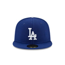 Load image into Gallery viewer, Los Angeles Dodgers New Era MLB 59FIFTY 5950 Fitted Cap Hat Team Color Royal Blue Crown/Visor White Logo
