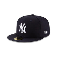 Load image into Gallery viewer, New York Yankees New Era MLB 59FIFTY 5950 Fitted Cap Hat Team Color Navy Crown/Visor White Logo