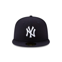 Load image into Gallery viewer, New York Yankees New Era MLB 59FIFTY 5950 Fitted Cap Hat Team Color Navy Crown/Visor White Logo