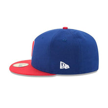 Load image into Gallery viewer, Philadelphia Phillies New Era MLB 59FIFTY 5950 Fitted Cap Hat Team Color Royal Blue Crown Red Visor Red/White Logo