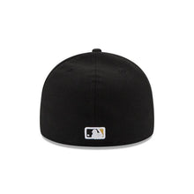 Load image into Gallery viewer, Pittsburgh Pirates New Era MLB 59Fifty 5950 Fitted Cap Hat Black Crown/Visor Yellow Team Color Logo