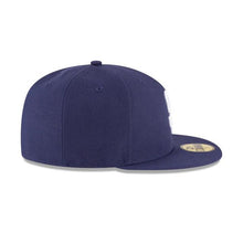 Load image into Gallery viewer, San Diego Padres New Era MLB 59FIFTY 5950 Fitted Cap Hat Light Navy Crown/Visor White Logo