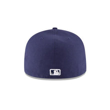 Load image into Gallery viewer, San Diego Padres New Era MLB 59FIFTY 5950 Fitted Cap Hat Light Navy Crown/Visor White Logo