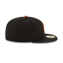 Load image into Gallery viewer, San Francisco Giants New Era 59FIFTY 5950 Fitted Cap Hat Black Crown/Visor Orange Logo