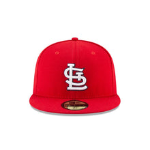 Load image into Gallery viewer, St. Louis Cardinals New Era MLB 59FIFTY 5950 Fitted Cap Hat Red Crown/Visor White/Black Logo