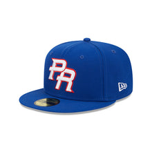 Load image into Gallery viewer, Puerto Rico New Era WBC World Baseball Classic 59FIFTY 5950 Fitted Cap Hat Royal Blue Crown/Visor White/Red Logo