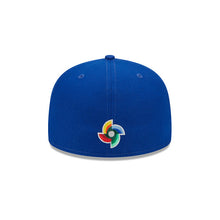 Load image into Gallery viewer, Puerto Rico New Era WBC World Baseball Classic 59FIFTY 5950 Fitted Cap Hat Royal Blue Crown/Visor White/Red Logo