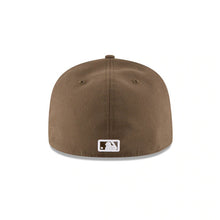 Load image into Gallery viewer, San Diego Padres New Era MLB 59FIFTY 5950 Fitted Cap Hat Olive Crown/Visor Olive/White Logo