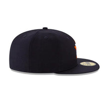 Load image into Gallery viewer, Houston Astros New Era MLB 59FIFTY 5950 Fitted Cap Hat Navy Crown/Visor White/Orange Logo