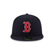 Load image into Gallery viewer, (Youth) Boston Red Sox New Era 59FIFTY 5950 Fitted Cap Hat Navy Crown/Visor Red/White Logo