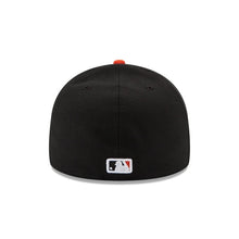 Load image into Gallery viewer, (Youth) San Francisco Giants New Era 59FIFTY 5950 Fitted Cap Hat Black Crown/Visor Orange Logo