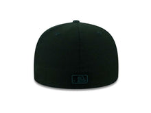 Load image into Gallery viewer, San Diego Padres New Era MLB 59FIFTY 5950 Fitted Cap Hat Dark Gray/Black Crown Black Visor Black Logo