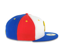 Load image into Gallery viewer, Philadelphia Phillies New Era MLB 59FIFTY 5950 Fitted Cap Hat White/Red Crown Royal Blue Visor Yellow/Black Logo (Phillipines Flag Color)