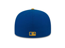 Load image into Gallery viewer, San Diego Padres New Era MLB 59FIFTY 5950 Fitted Cap Hat White/Royal Blue Crown Yellow Visor Royal Blue/Yellow Logo